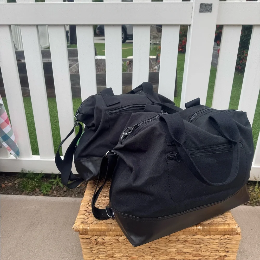 Lands' End Black Tote Bag
